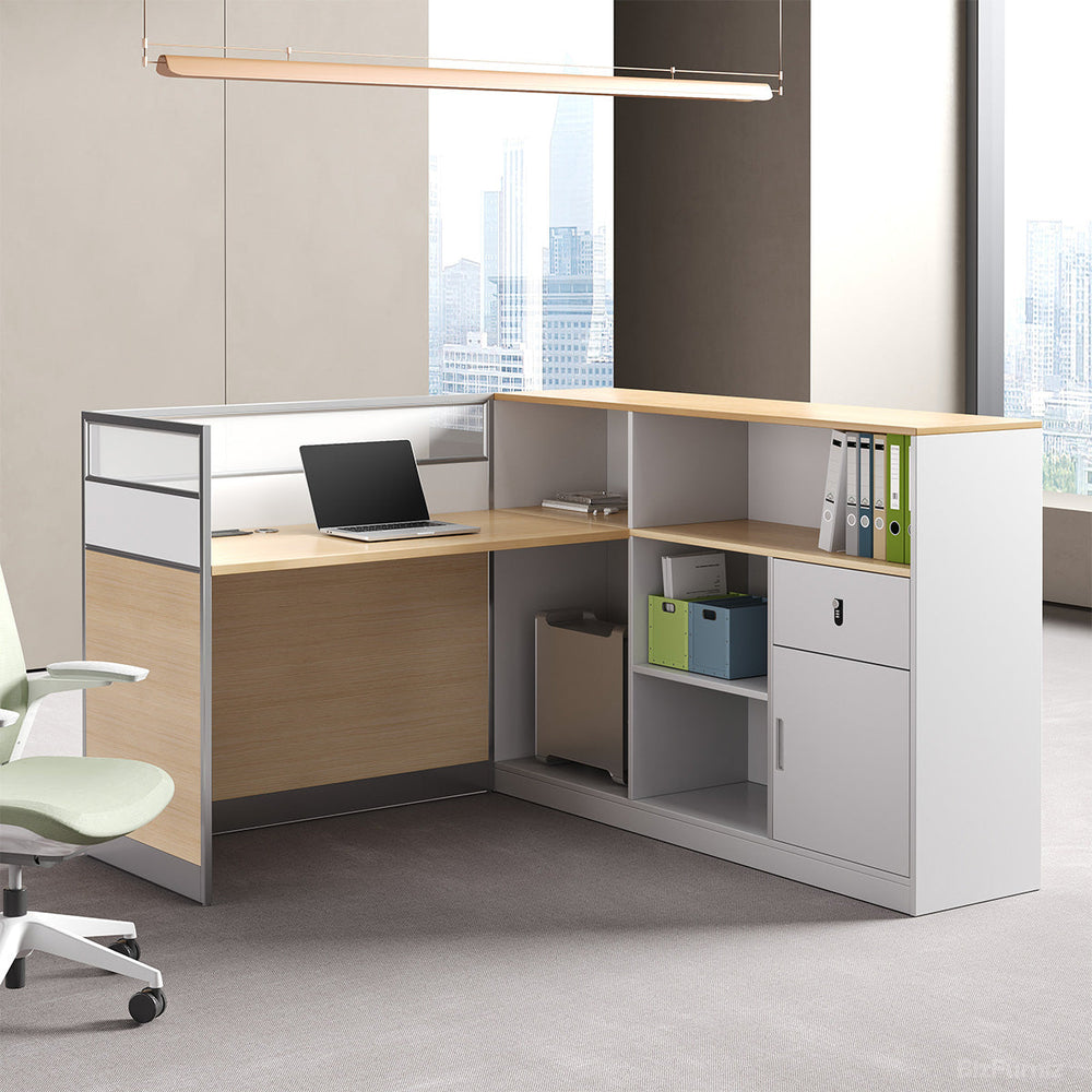 Modern Office Desk - Ideal for Employee Workstations