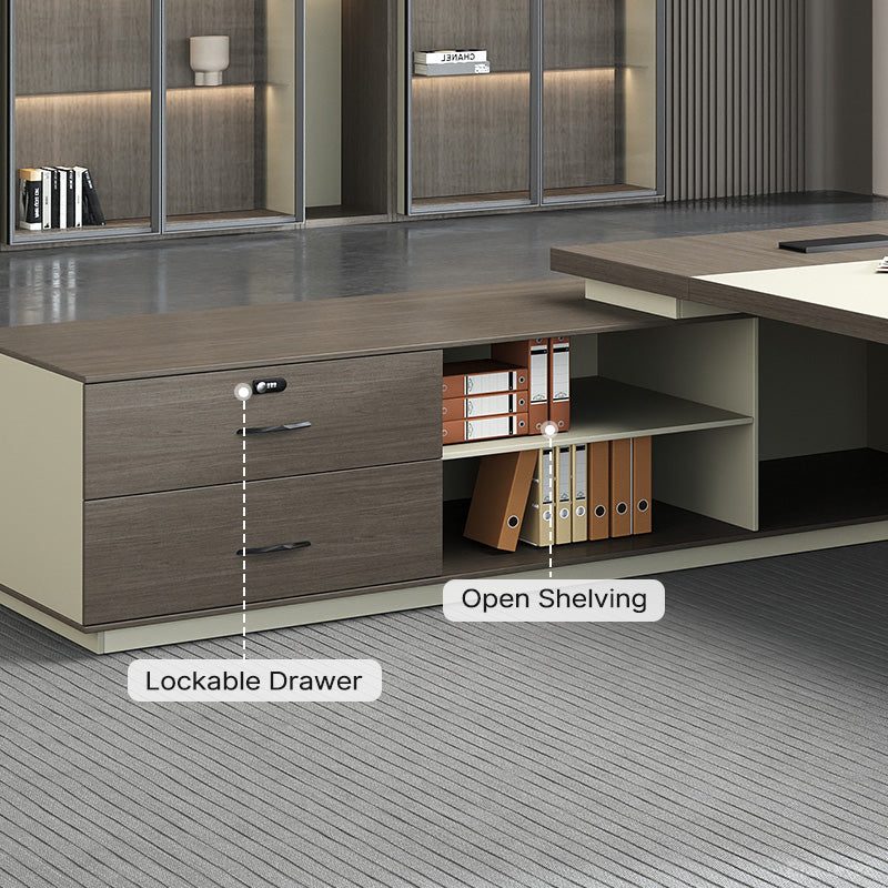 Open & Closed Storage Combination