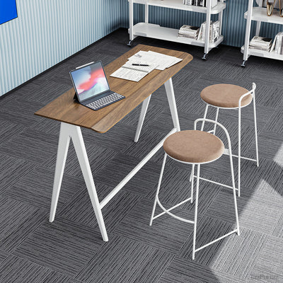 Bar Table 57 in Long with USB Port & Footrest