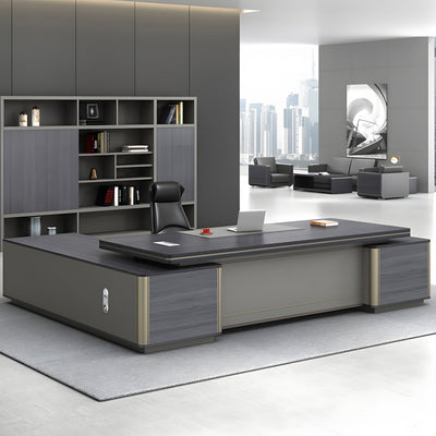 Executive Desk 71–126 in Wide with Privacy Panel