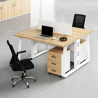 Face-to-Face Desk 47–142 in Wide with Steel Base