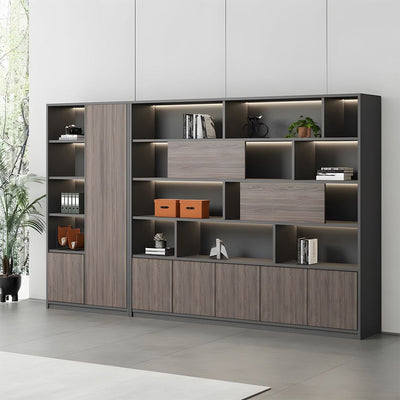 Push-Open Storage Cabinet 31–126 in Wide