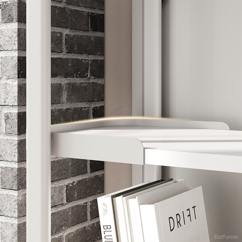 Organized Storage Rack for Safe Shelving