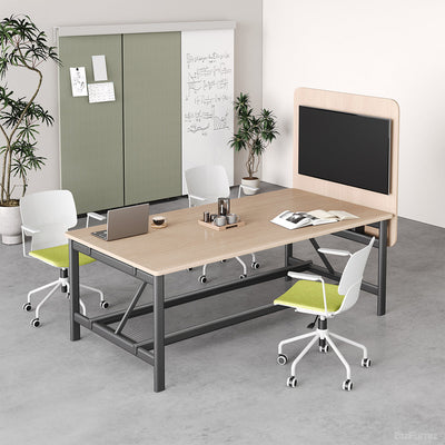 Conference Table 78 in Long with Mesh Storage