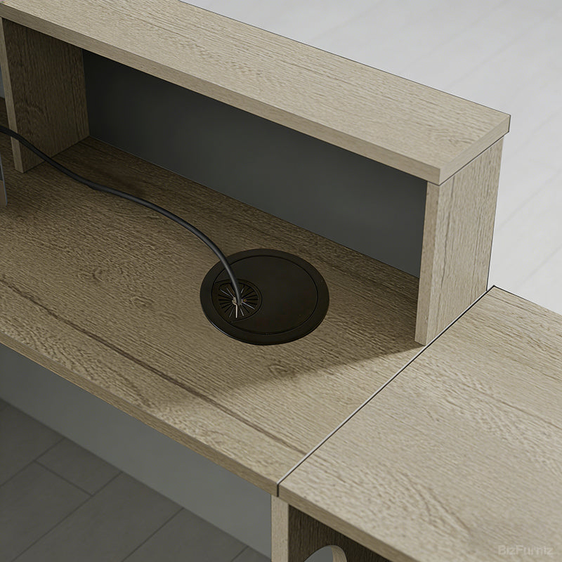 Smooth Front Desk Surface