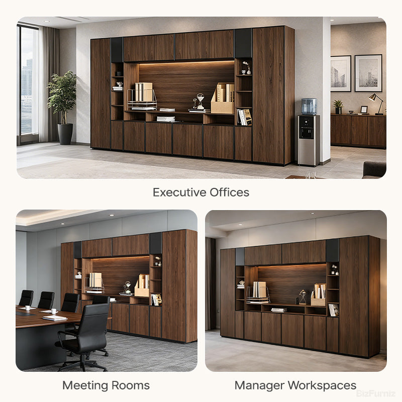 Versatile Office Wall Unit