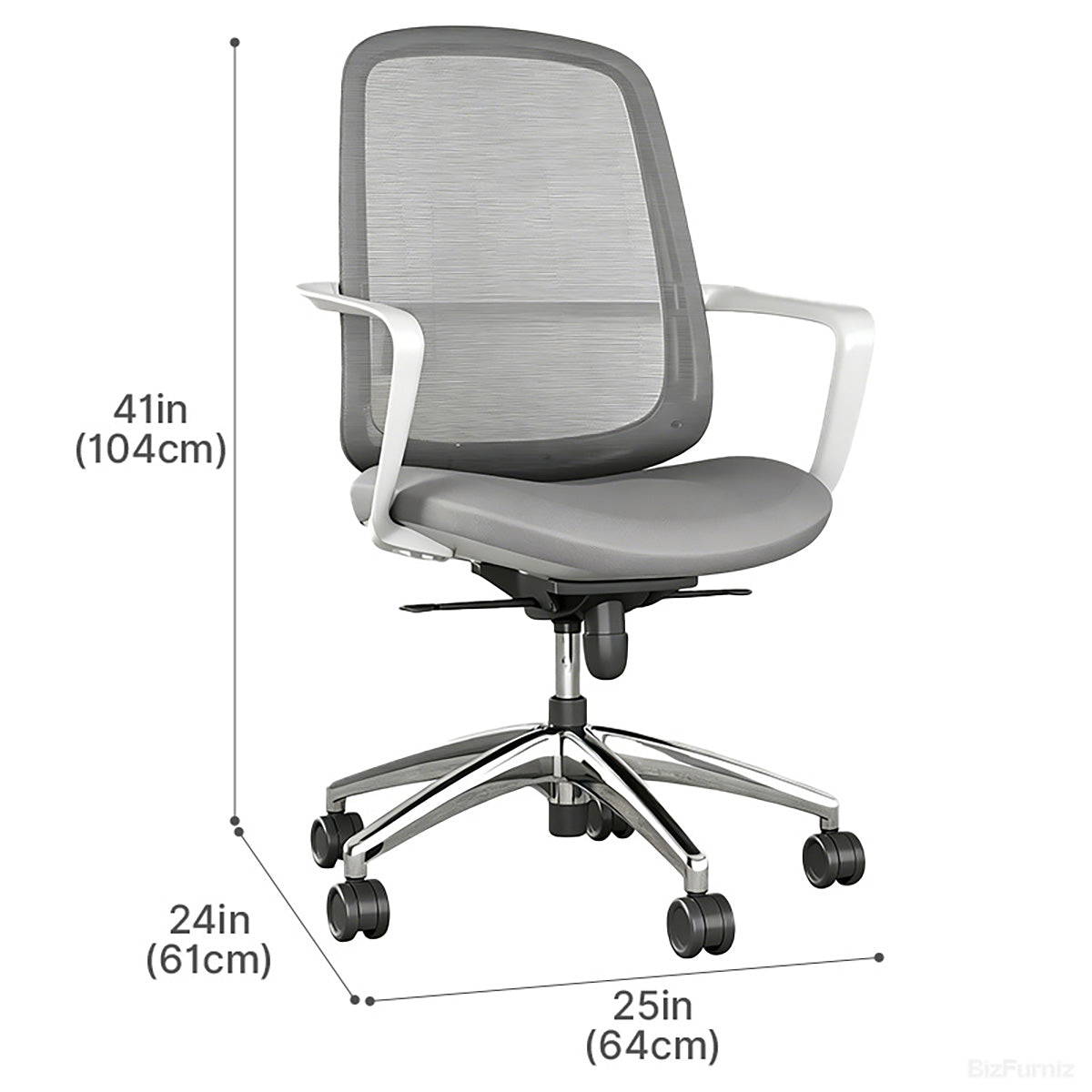 Recline Office Chair with 38-41" Adjustable Height product view 5
