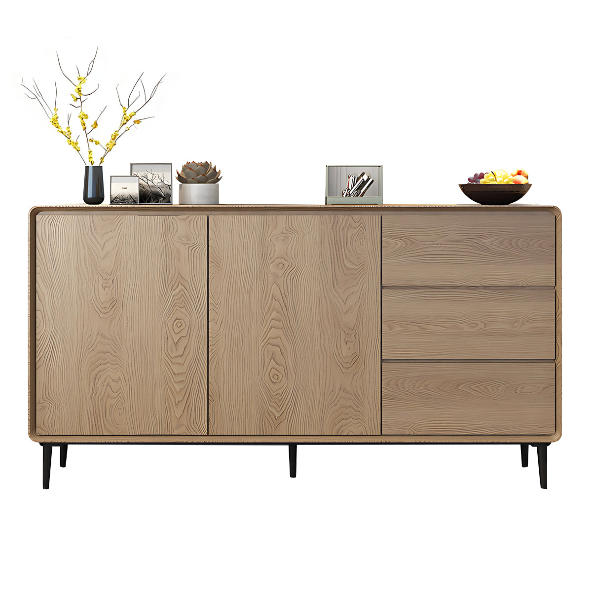 Storage cabinet in natural color option