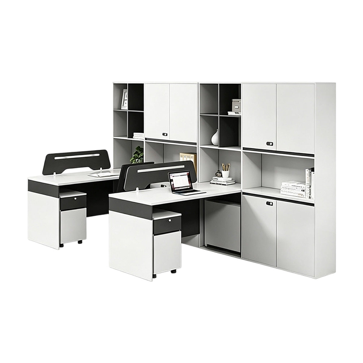 Anzhap office desk with 23.62 inch desktop, office setup view
