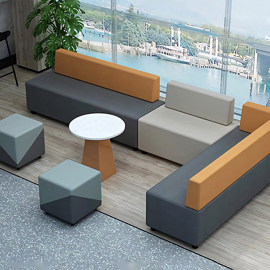 Sofa, main product view, for reception area or front office, commercial reception furniture