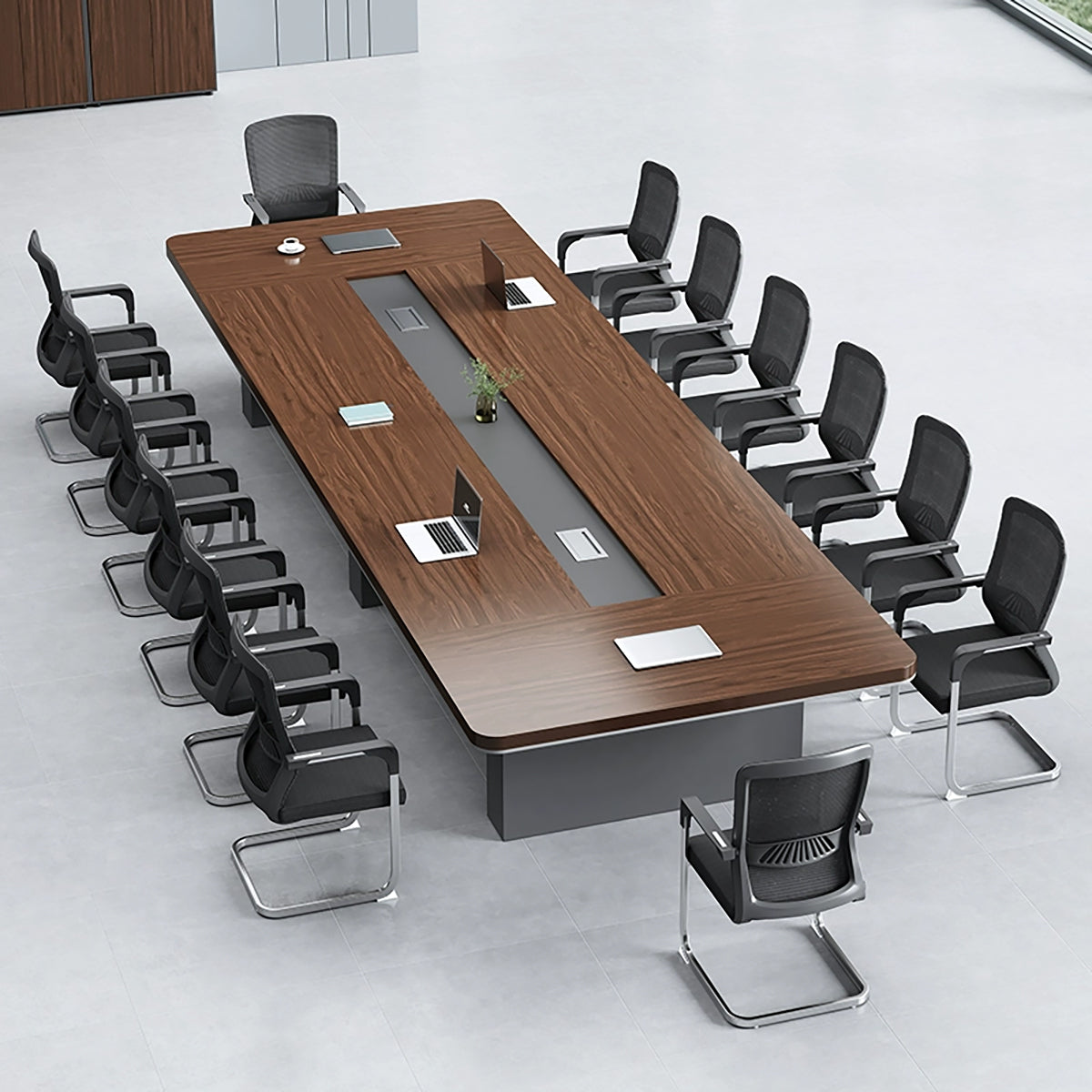 Conference Table 79–315 in Long with Wire Groove