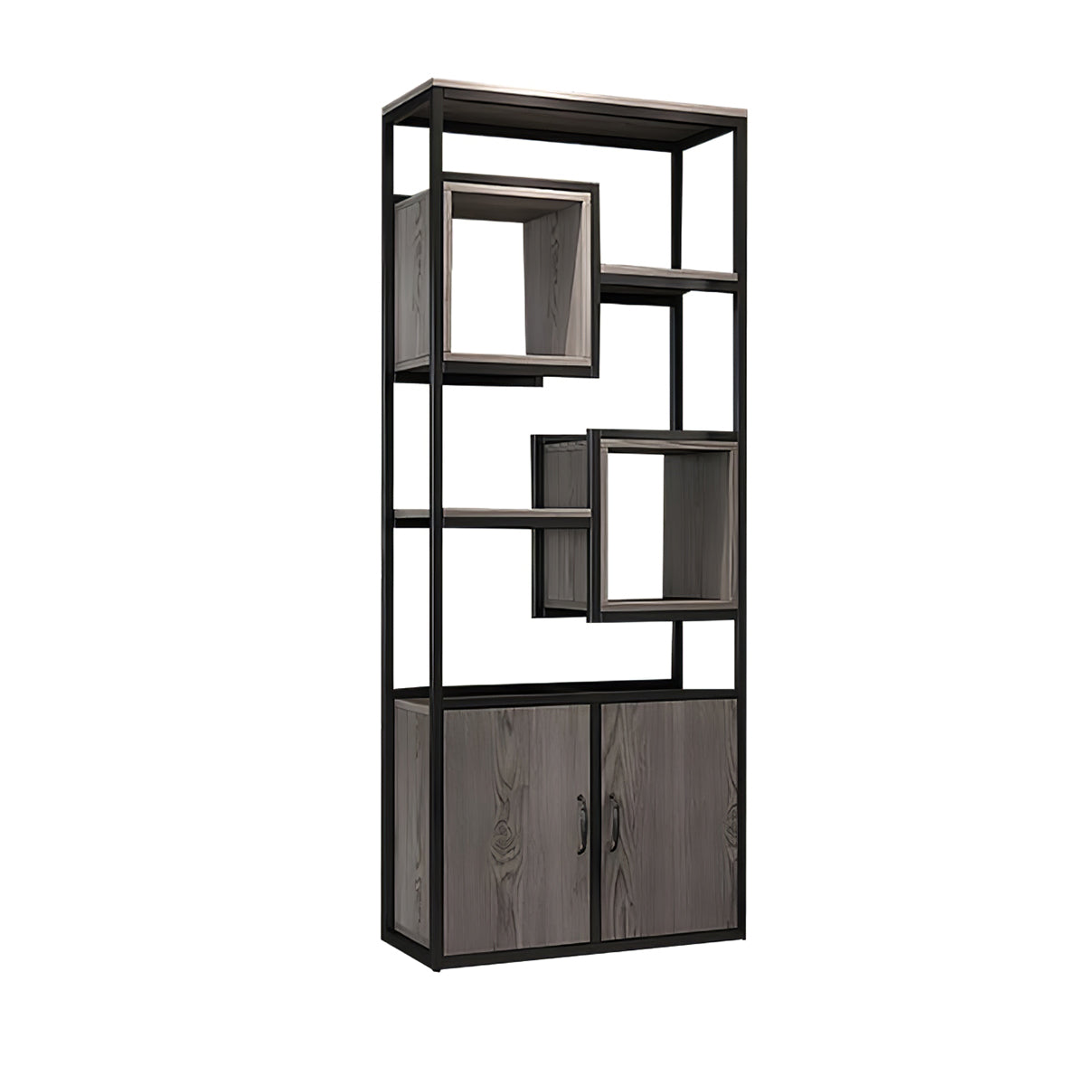 Minimalist Floor Standing Living Room Partition Storage Shelves