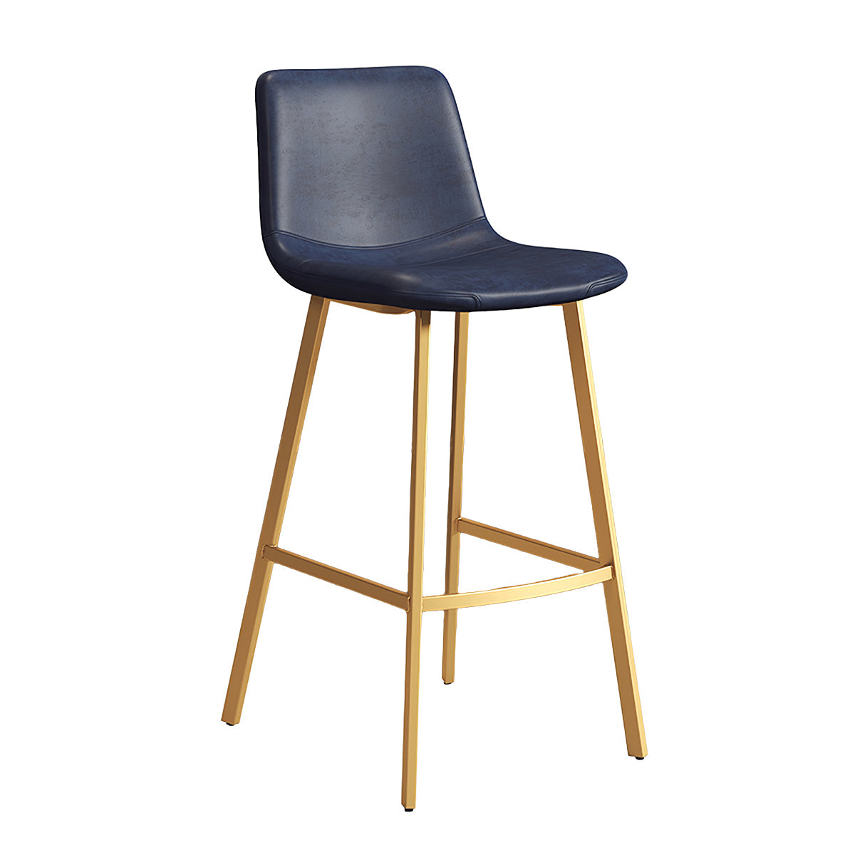 Adjustable Bar Stool with Backrest & Footrest for Kitchen Island