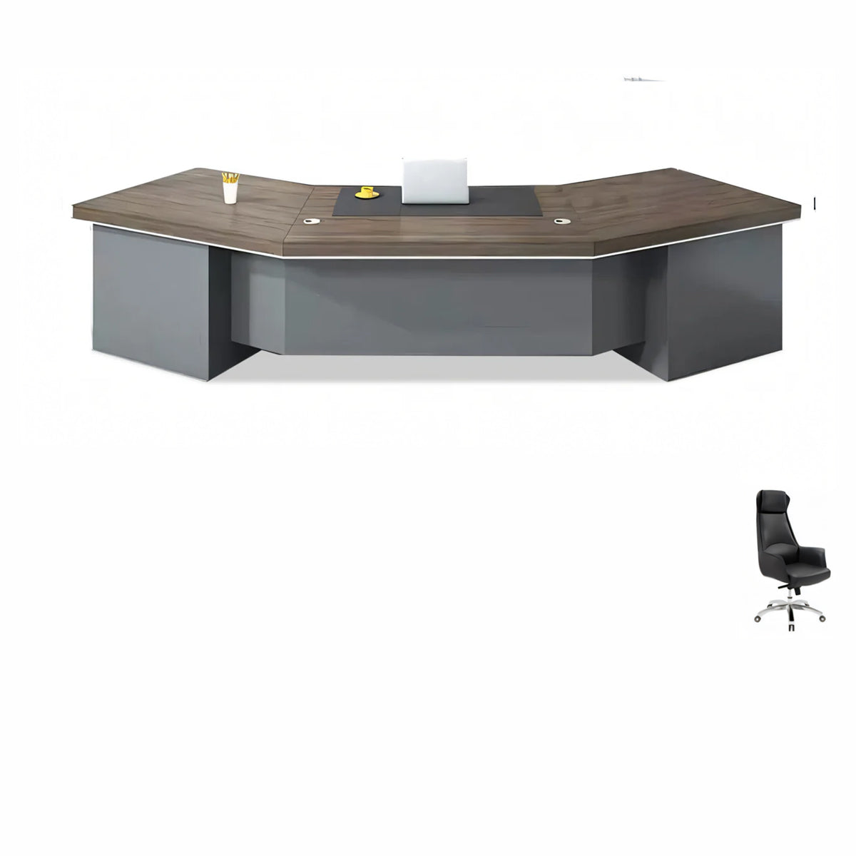 Executive Desk 87–126 in Wide with Dial Lock