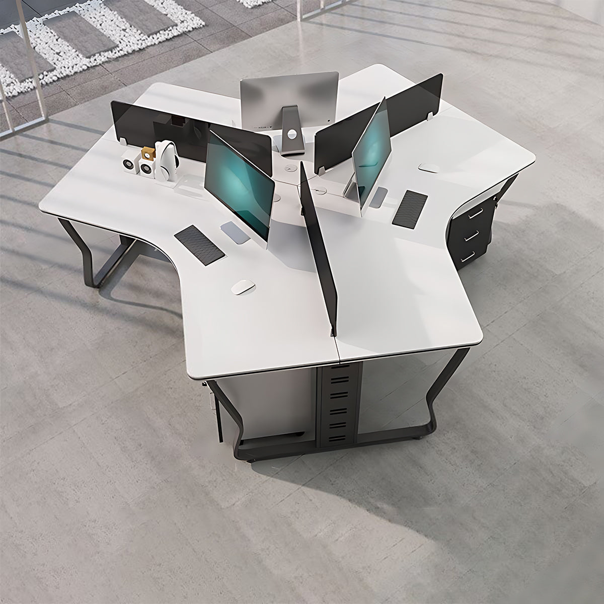 Office Workstation, product detail view, for executive office workspace, modern executive office furniture