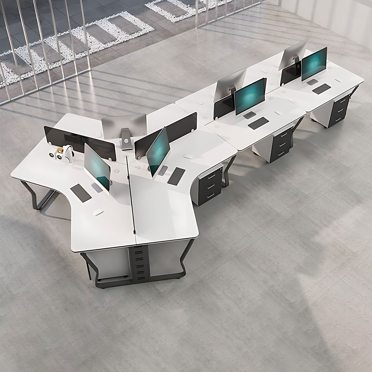 Office Workstation, product detail view, for executive office workspace, modern executive office furniture