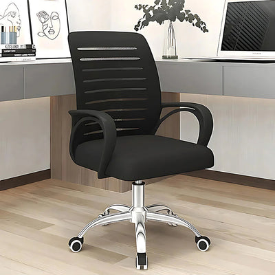 Compact Mesh Task Chair with Tilt & Latex Seat
