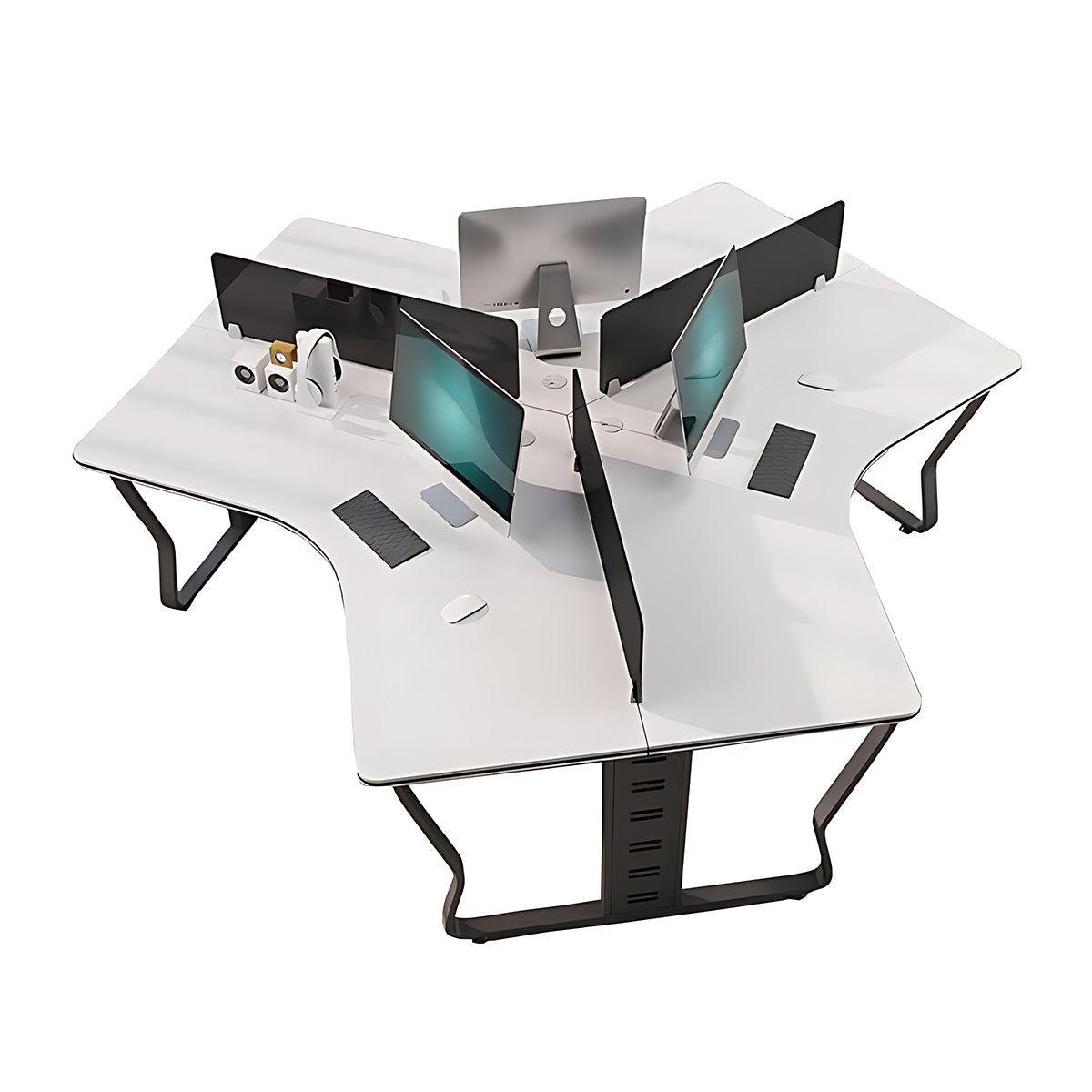 Workstation 75–246 in Wide for 3 to 10 People