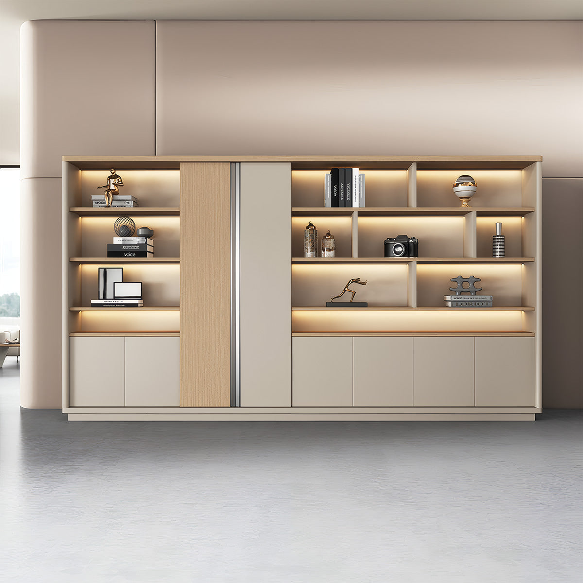 Wardrobe Cabinet 31–126 in Wide with LED Lights