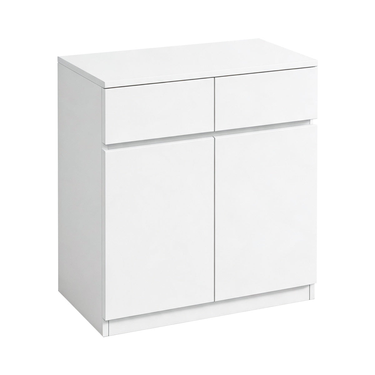 Low Storage Cabinet 31–79 in Wide with Drawers