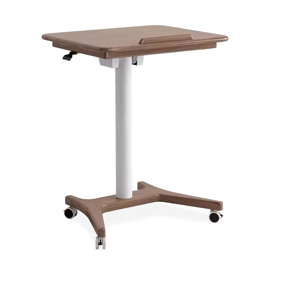 Folding Sit-Stand Desk 24–32 in Wide on Casters