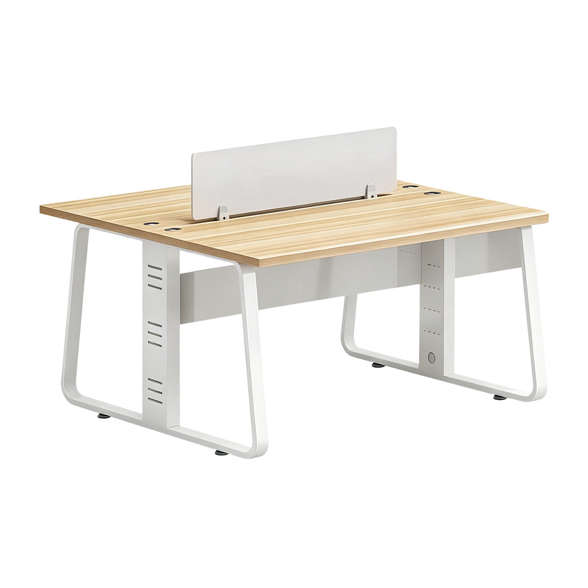 Face-to-Face Desk 47–142 in Wide with Steel Base