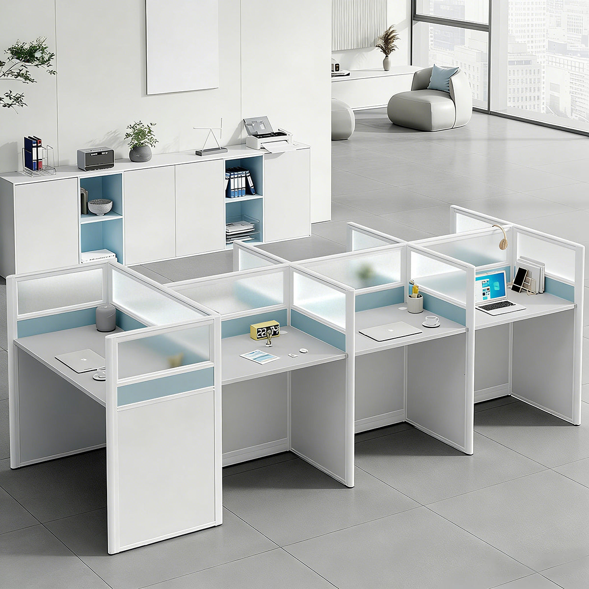 Modular Workstations & Desks-1, main product view, for executive office workspace, modern executive office furniture