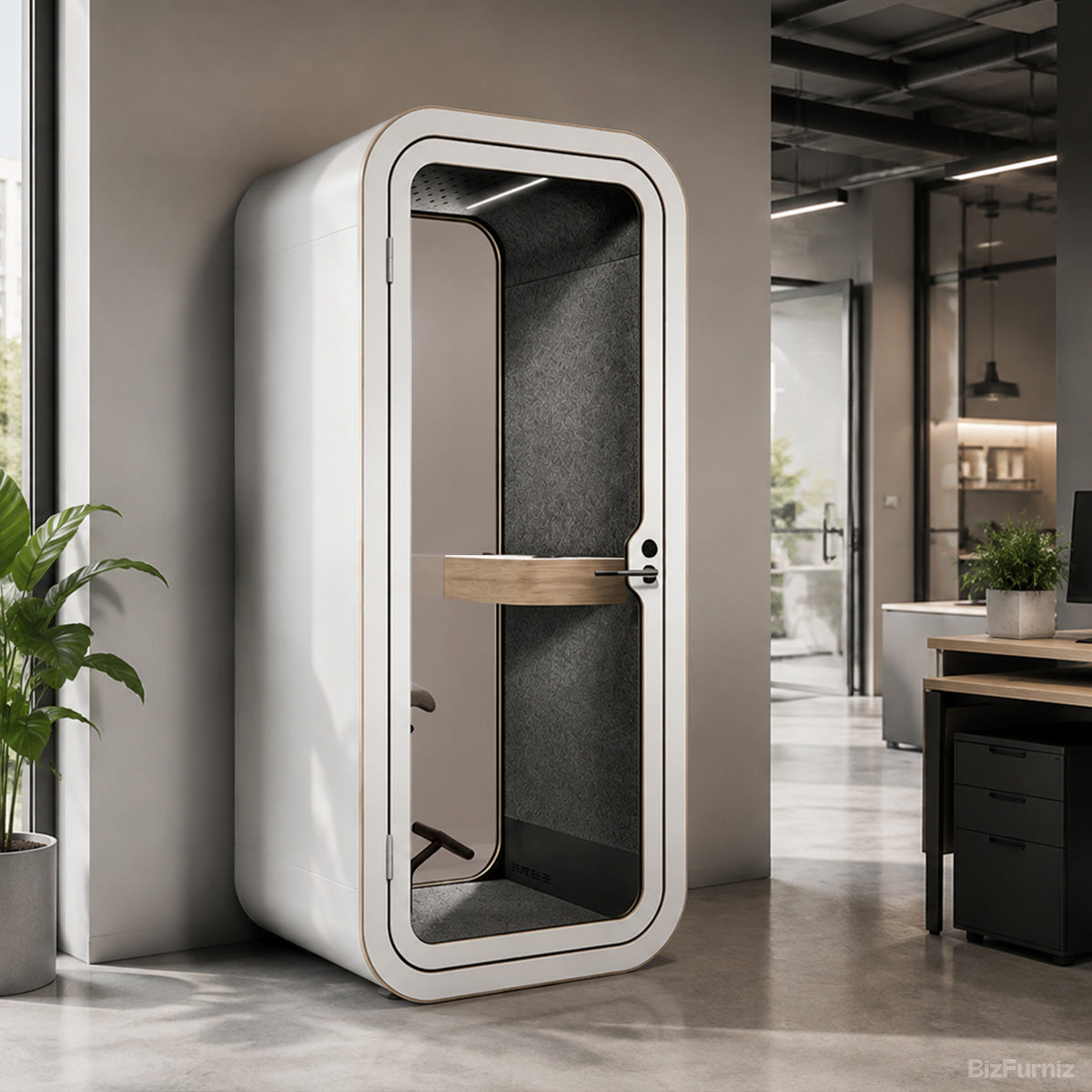 Enclosed Booth with Ventilation, Power Outlets and Mobile Casters product photo 14
