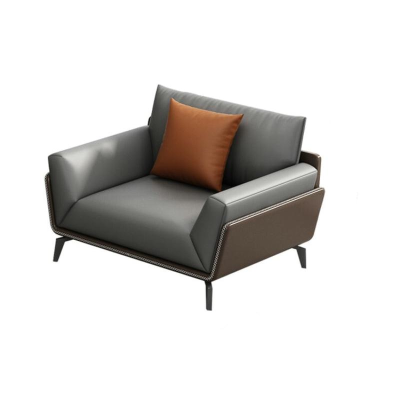 Leather Reception Sofa 39–79 in Wide, 1–3 Seats