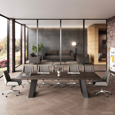 Conference Table 118 in Long with Charging Hub