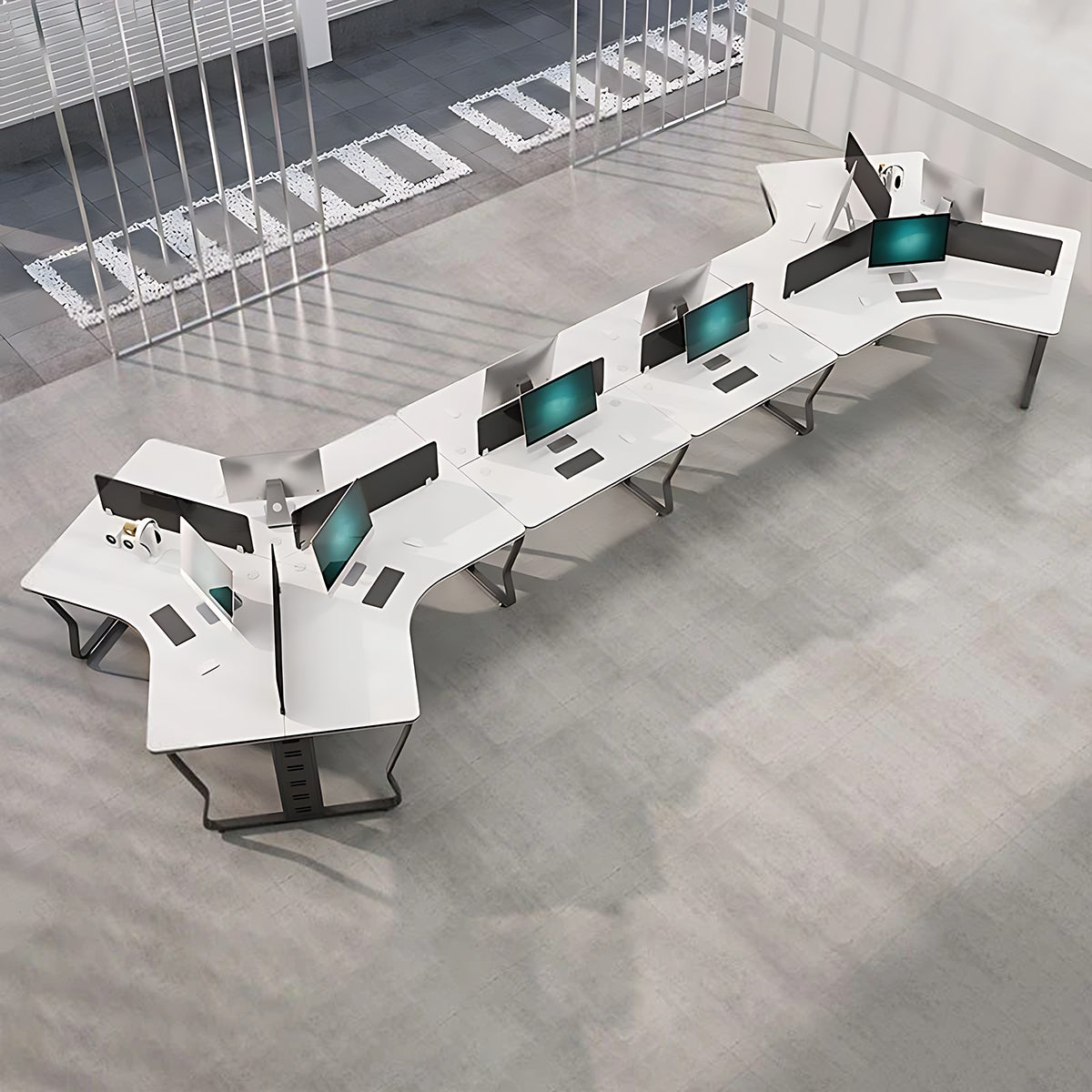 Office Workstation, product detail view, for executive office workspace, modern executive office furniture