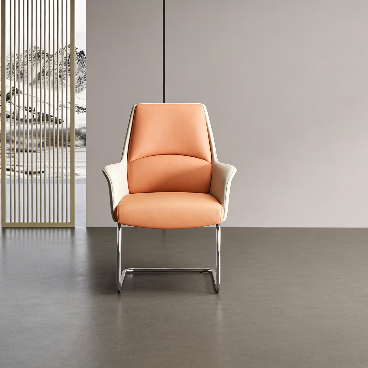 Office Chair, angled product view, for meeting room or boardroom, modern boardroom furniture