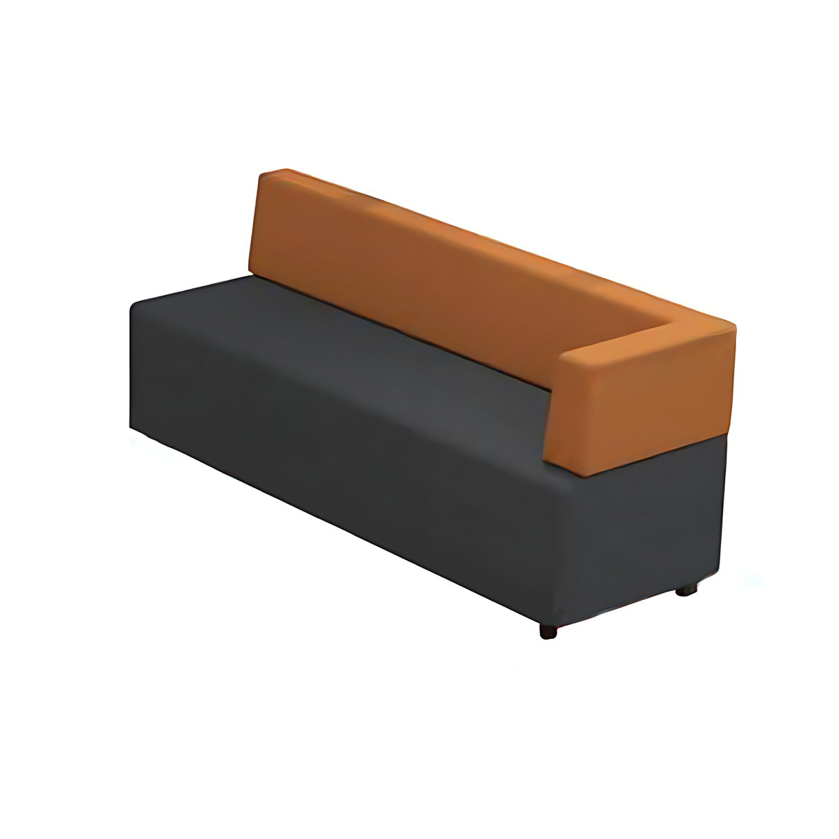 Sofa, W70.87" x D23.62" x H27.56"(right armrest), for reception area or front office, commercial reception furniture