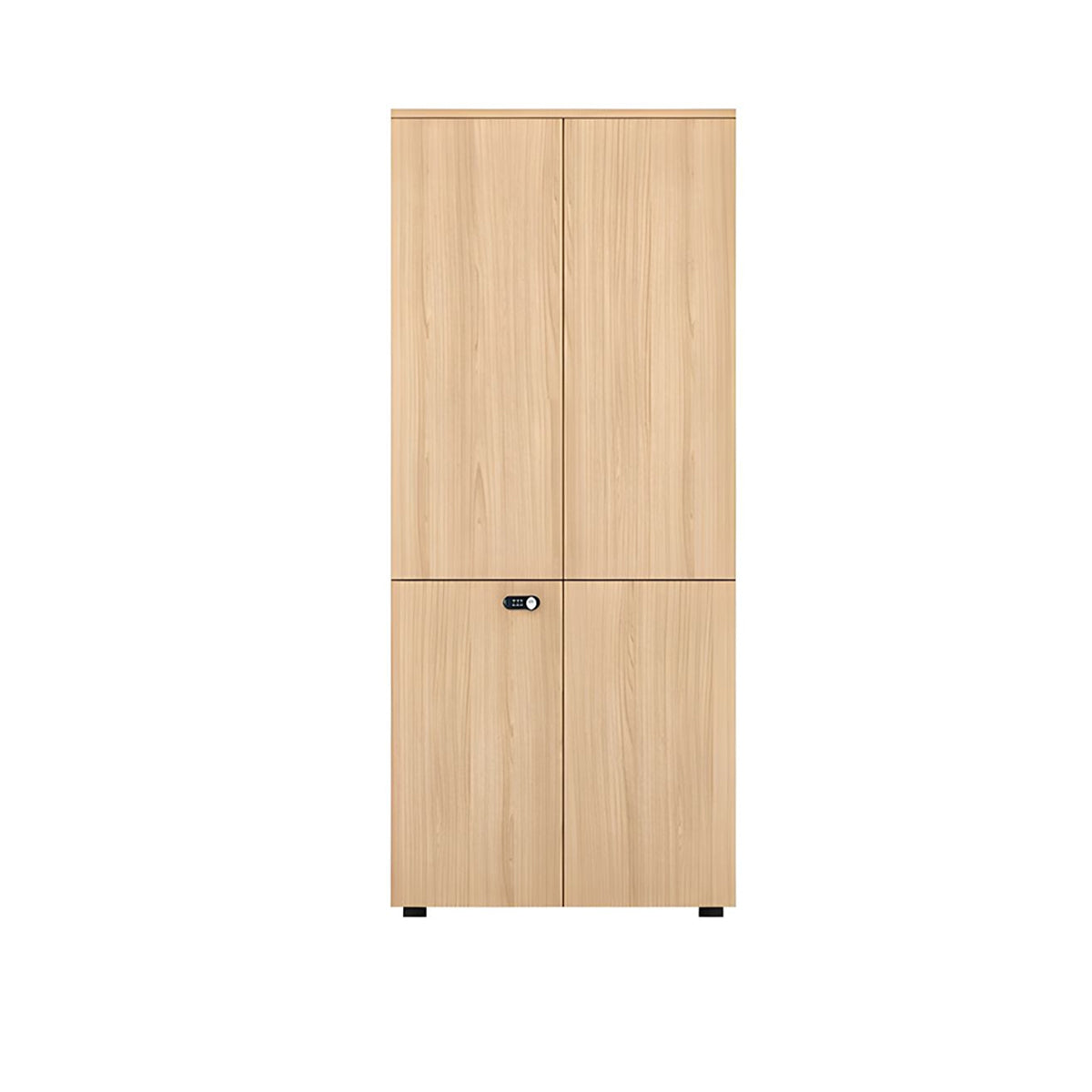 Sleek Lockable Floor-Standing Office Filing Cabinet With Adjustable Shelves For Secure Document Storage WJG-2167