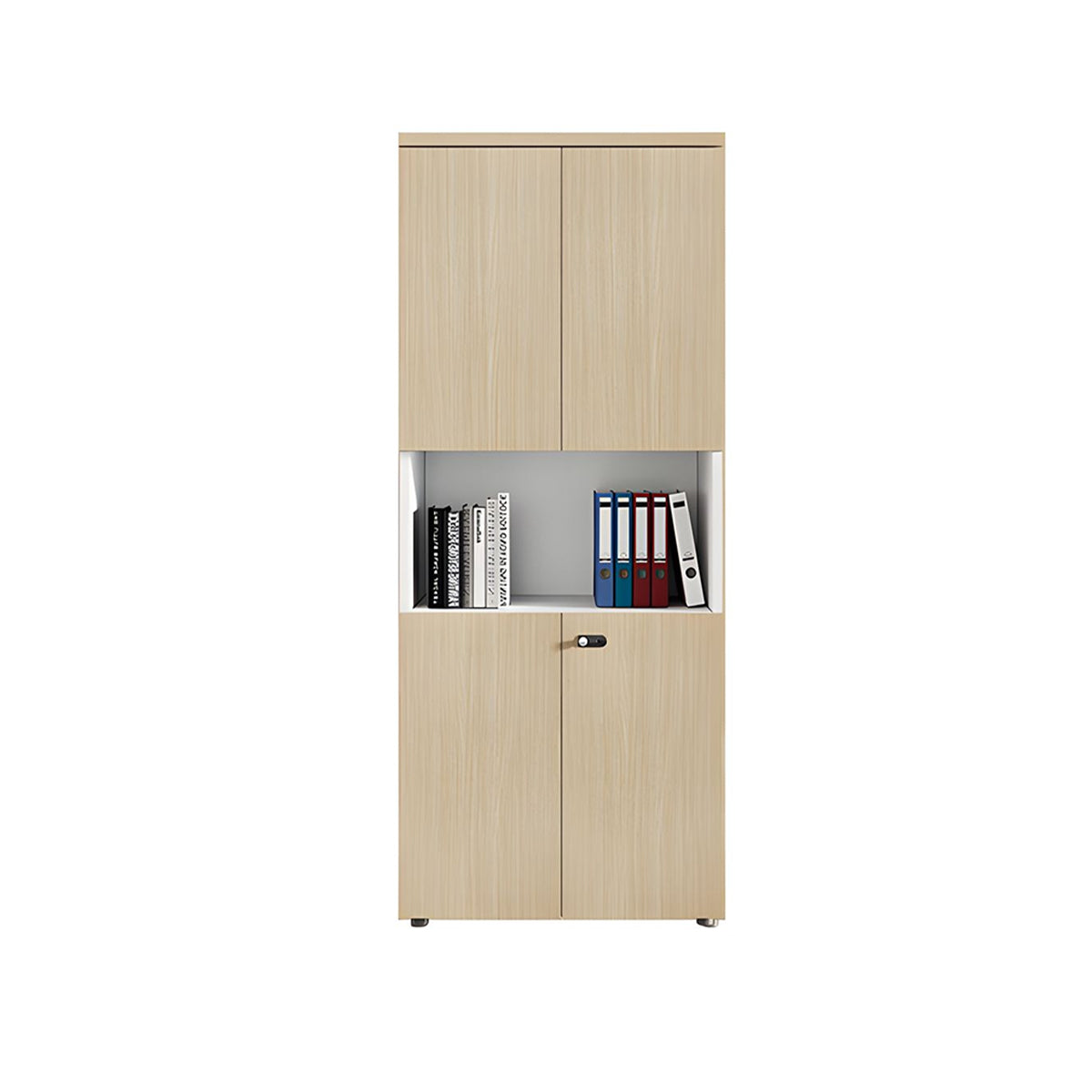 File Cabinet 79 in Tall with Lockable, Adjustable Shelves & Solid Wood for Office – source image 21