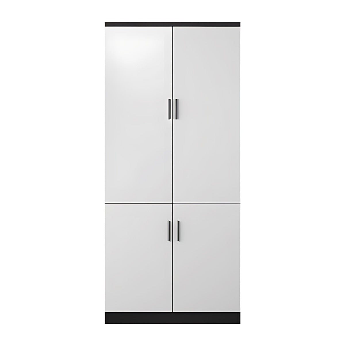 Anzhap office storage cabinet with alloy handles, desktop and workspace layout