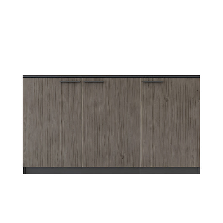 File Cabinet, 3 Grey Oak Low Cabinet, Grey Oak finish, for office storage space, office storage furniture