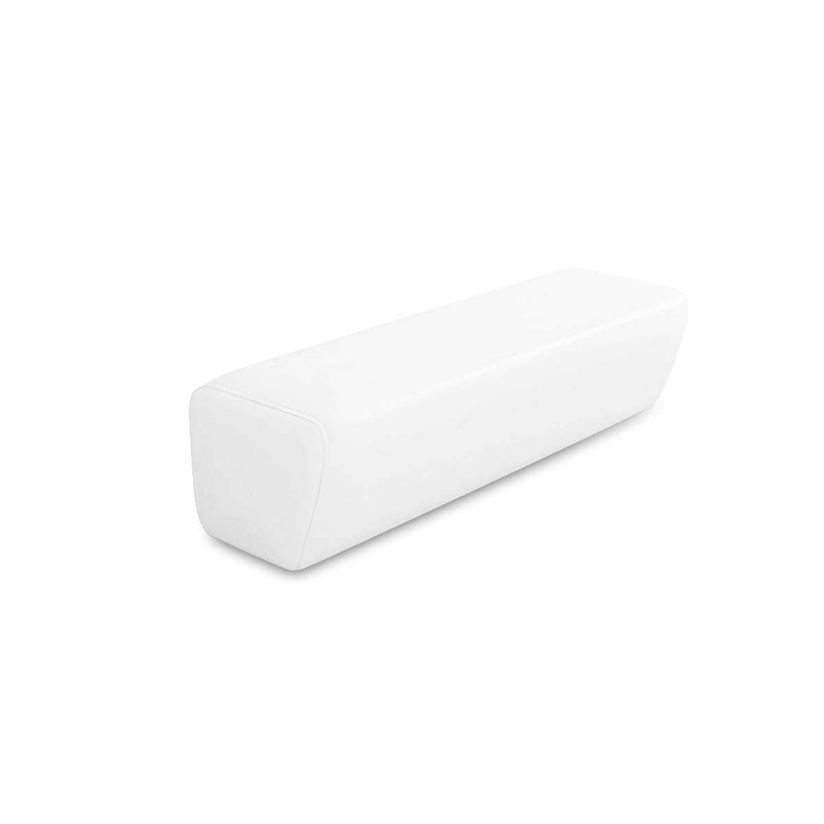 Sofa, White Single, White finish, L71" x W17" x H16", for lounge or waiting area, modern commercial office furniture