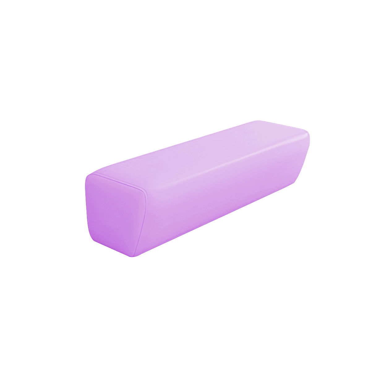 Sofa, Purple Single, Creative Patchwork Design Long Leather Sofa finish, L71" x W17" x H16", for lounge or waiting area, modern commercial office furniture