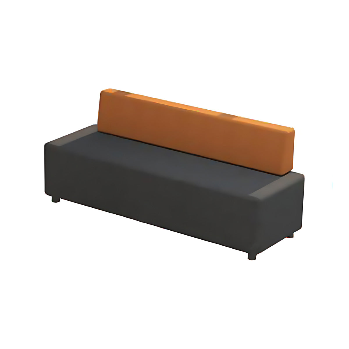 Sofa, W70.87" x D23.62" x H27.56", for reception area or front office, commercial reception furniture