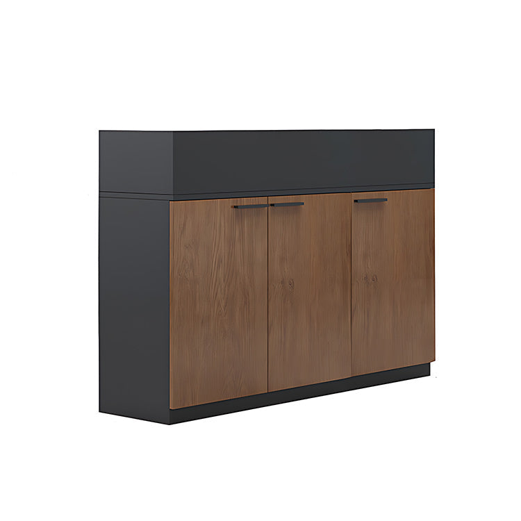 File Cabinet, 3 Teak Planter Cabinet, Teak finish, for office storage space, office storage furniture