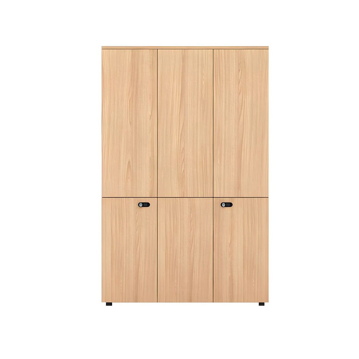 Sleek Lockable Floor-Standing Office Filing Cabinet With Adjustable Shelves For Secure Document Storage WJG-2167