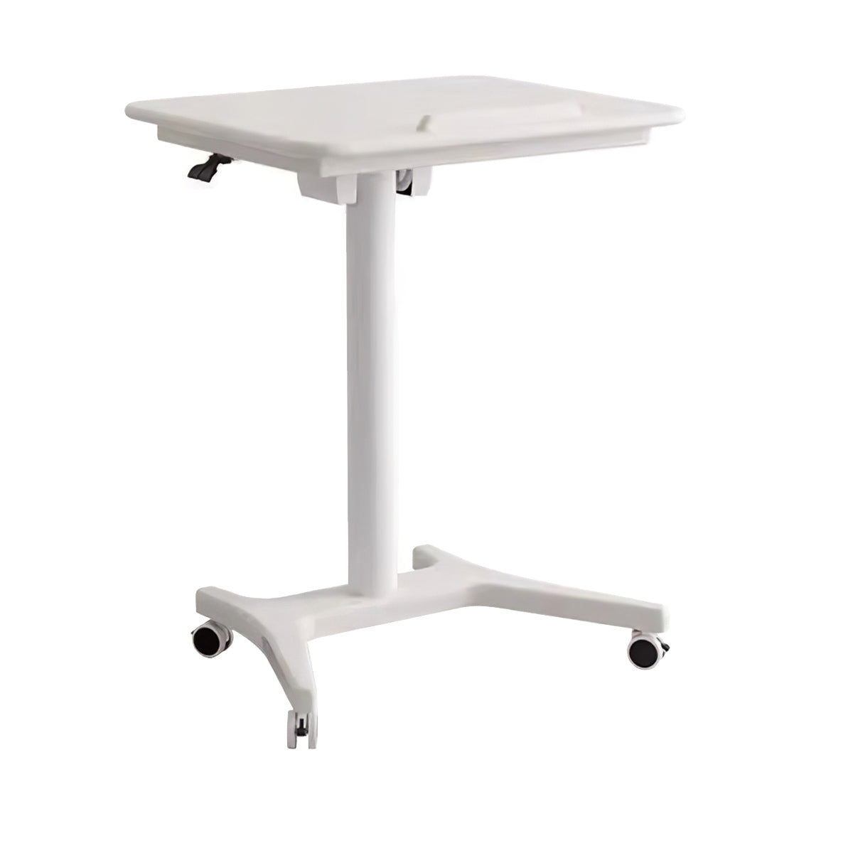 Folding Sit-Stand Desk 24–32 in Wide on Casters