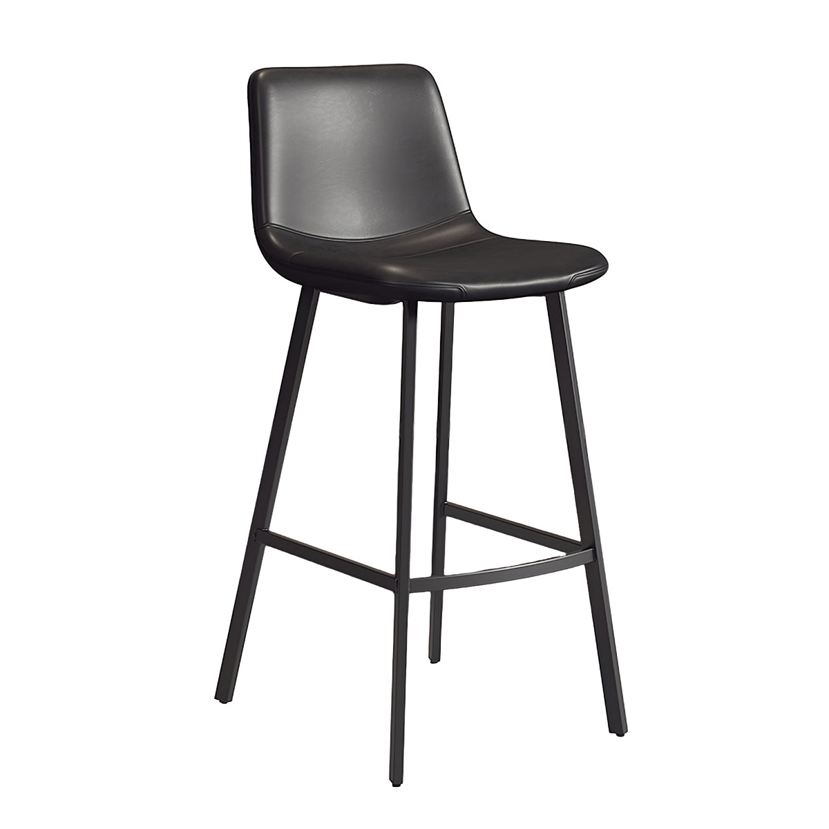 Adjustable Bar Stool with Backrest & Footrest for Kitchen Island