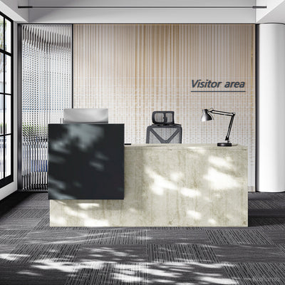 Reception Desk 94 in Wide with LED & Power Hub