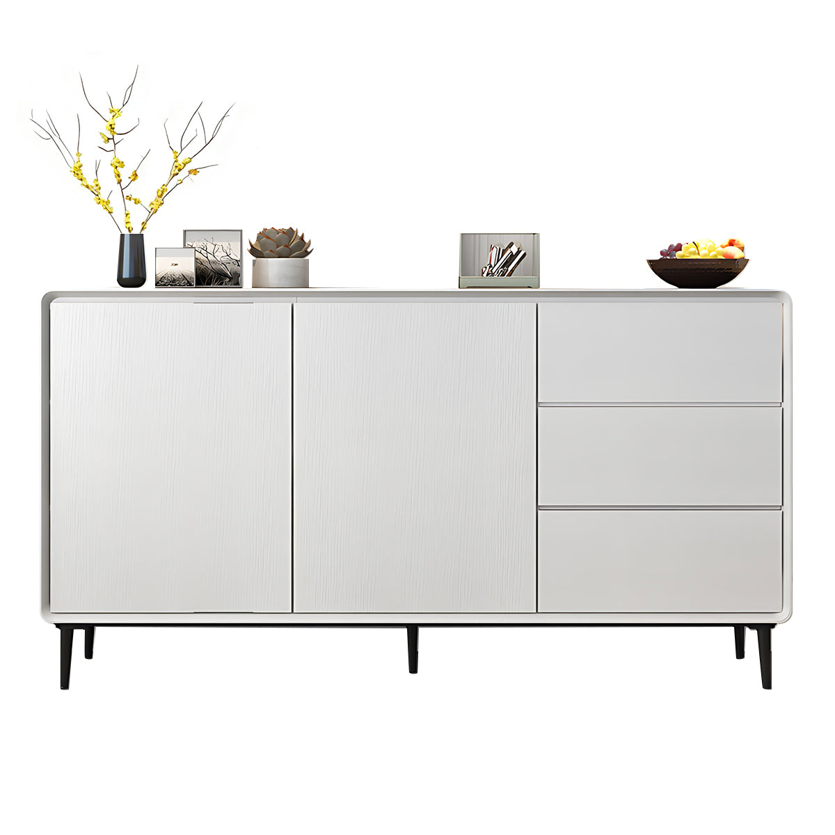 Storage cabinet in black color option