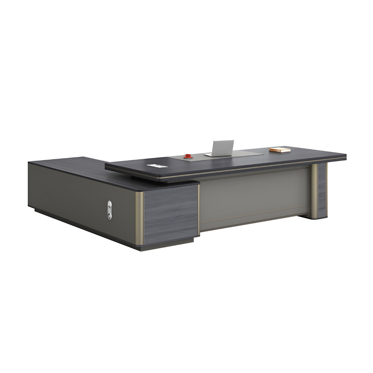 Executive Desk 71–126 in Wide with Privacy Panel