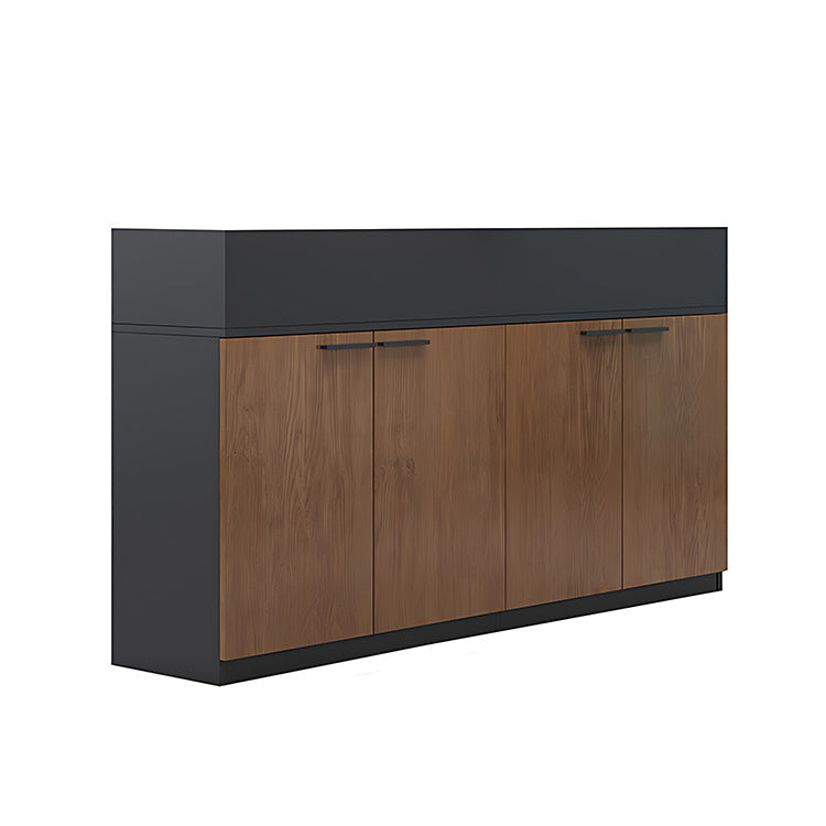 File Cabinet, 4 Teak Planter Cabinet, Teak finish, for office storage space, office storage furniture