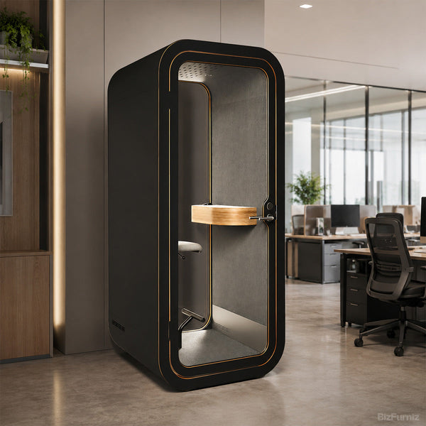 Enclosed Booth with Ventilation, Power Outlets and Mobile Casters product photo 11