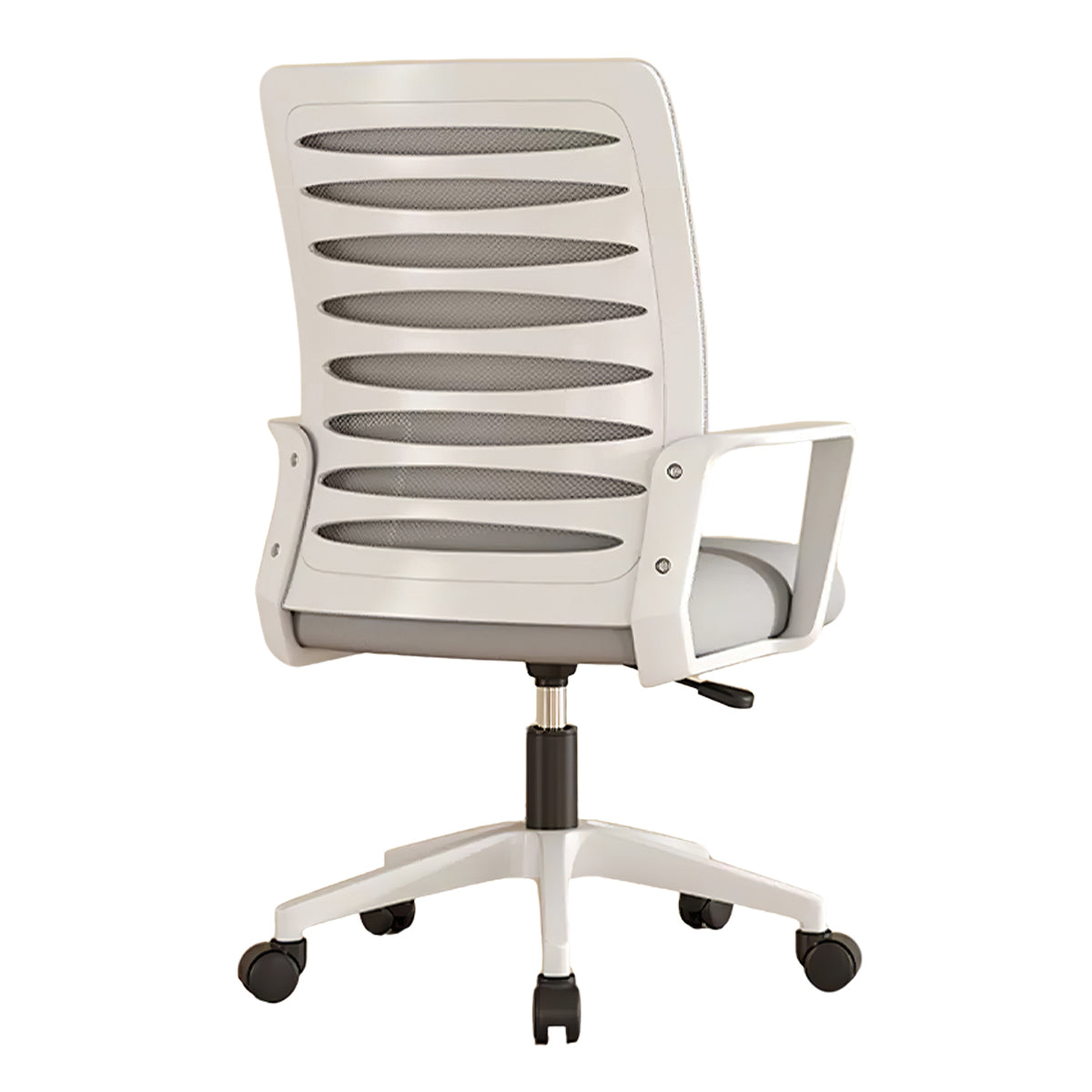 office chair in gray mesh white frame color option
